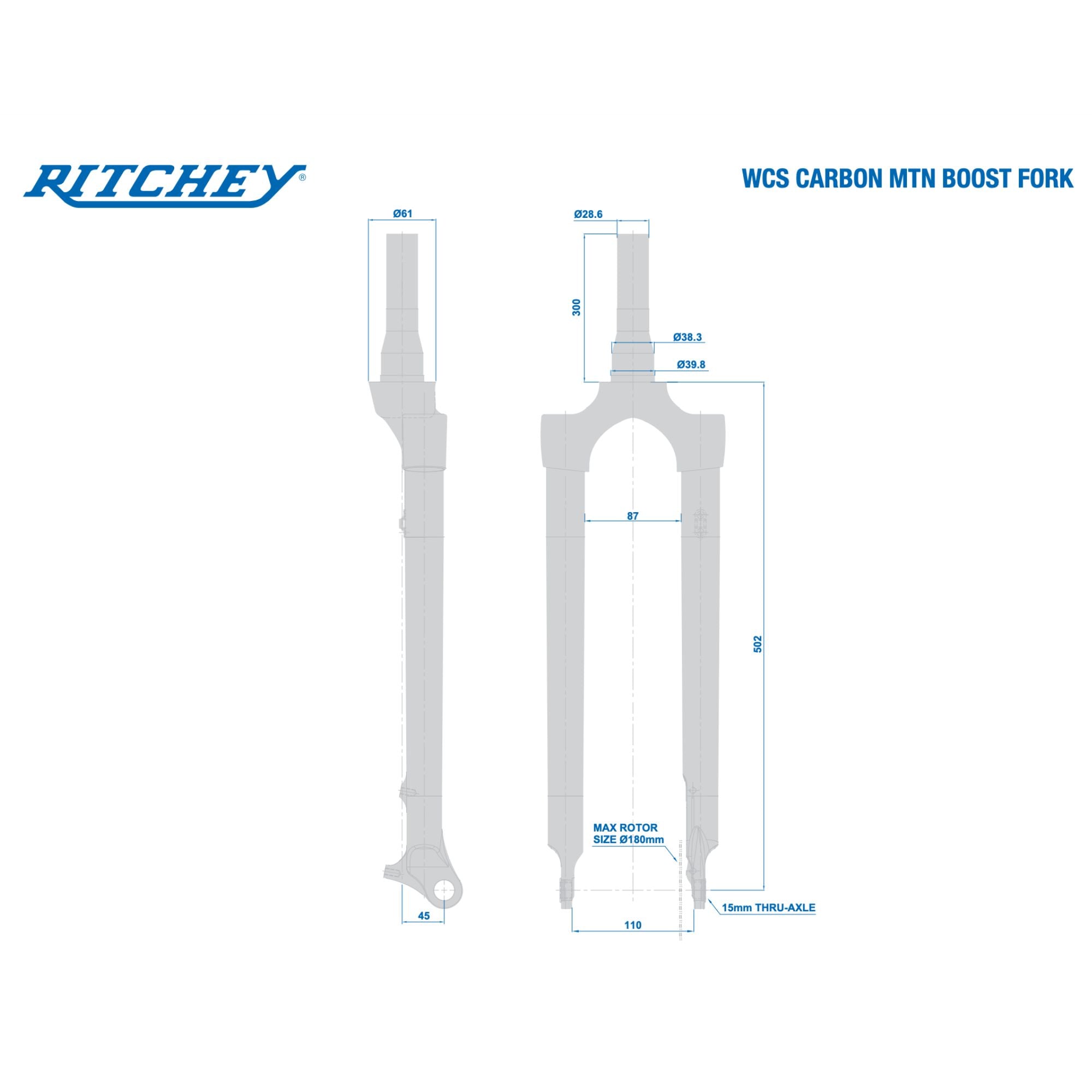 RITCHEY WCS Carbon Boost Mountain Fork