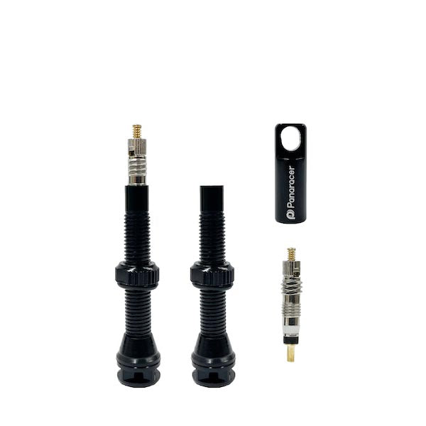 PANARACER Tubeless Valve Black 44mm