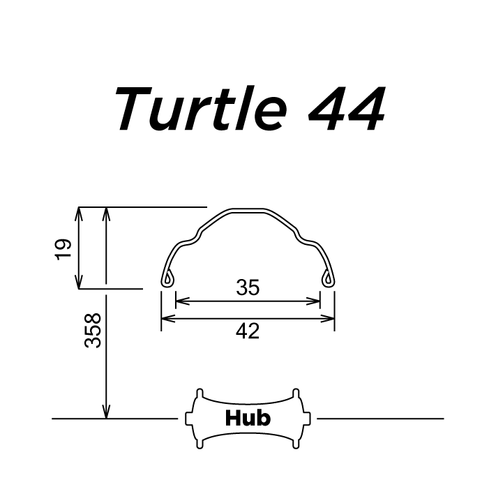 SIMWORKS Turtle 44 Black