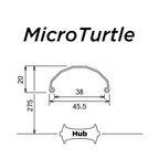 SIMWORKS Micro Turtle Black