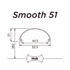 SIMWORKS Smooth 51 Black