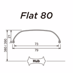 SIMWORKS Flat 80 Black