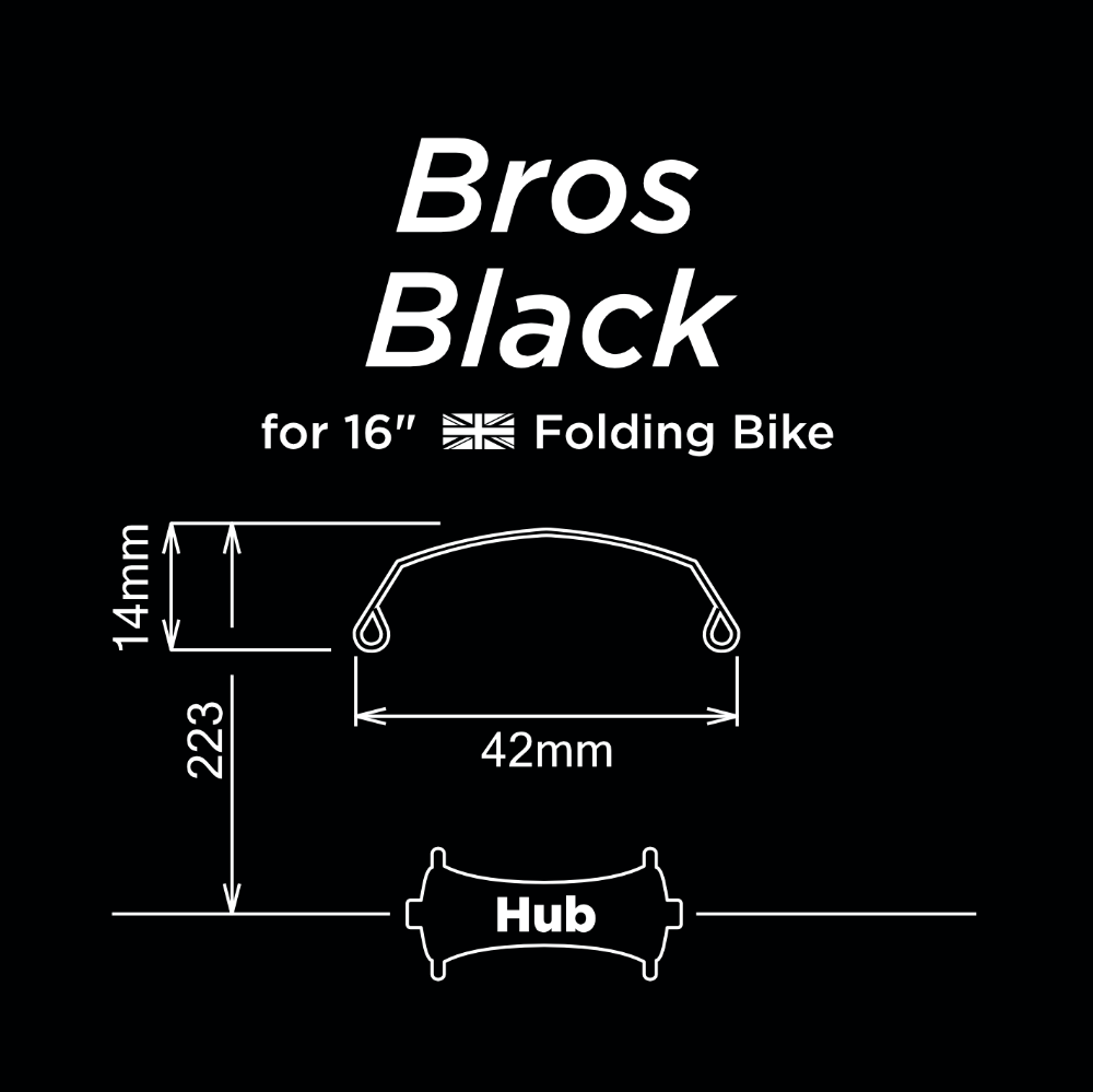 SIMWORKS Bros 16" Black