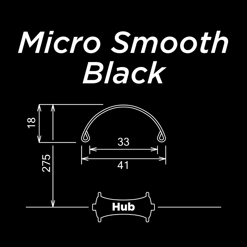 SIMWORKS Micro Smooth Black