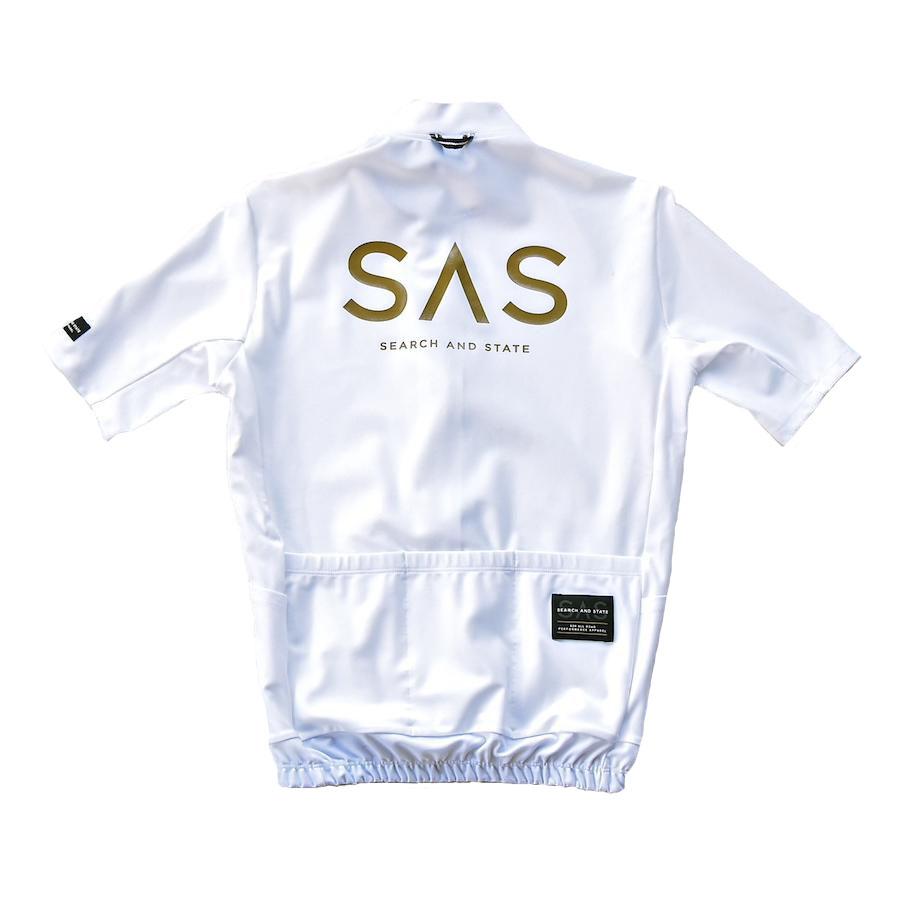 SEARCH AND STATE S2-R Short Sleeve Jersey Gold Logo