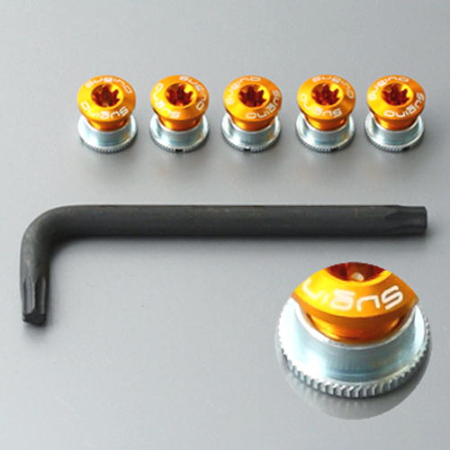 SUGINO #701 Single Chain Ring Bolt Set